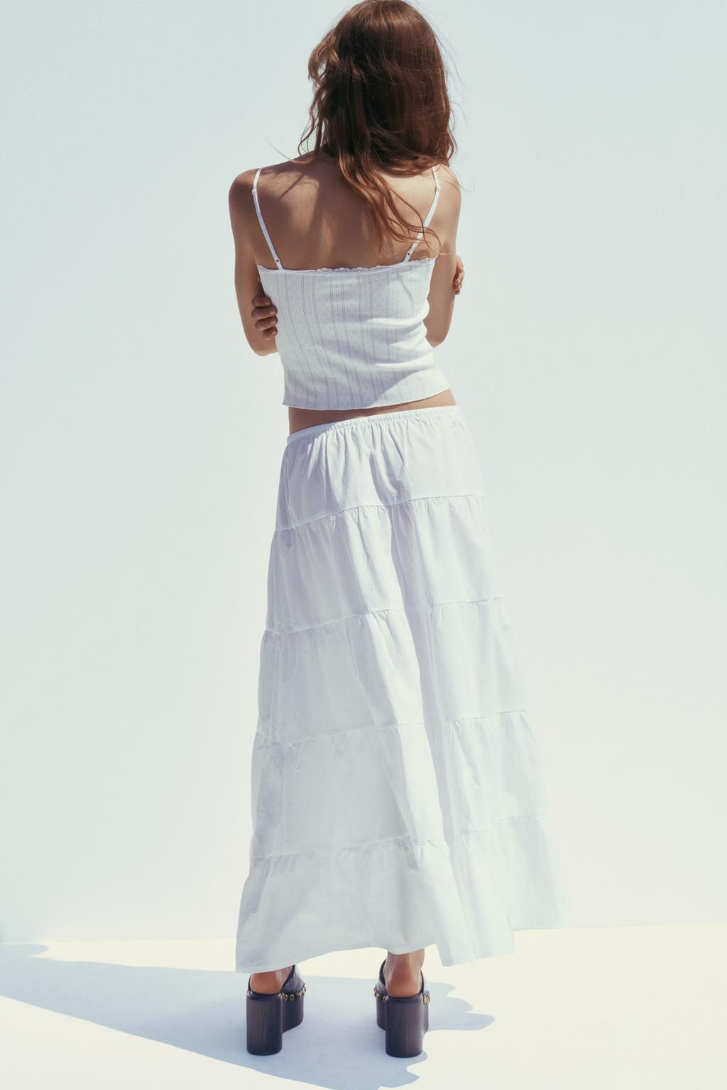 PANELLED LONG SKIRT - Zara фото 5