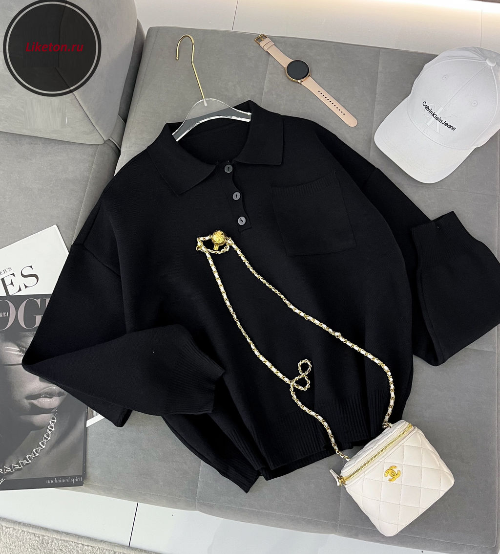 Свитер-поло