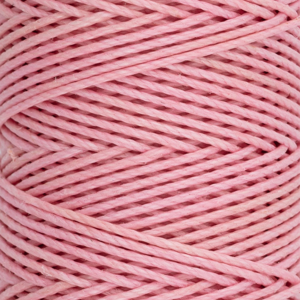 Промысел Нитки вощёные кручёные (Рами) LC-004 для кожи 0.55 мм 25 м № 014 т. розовый