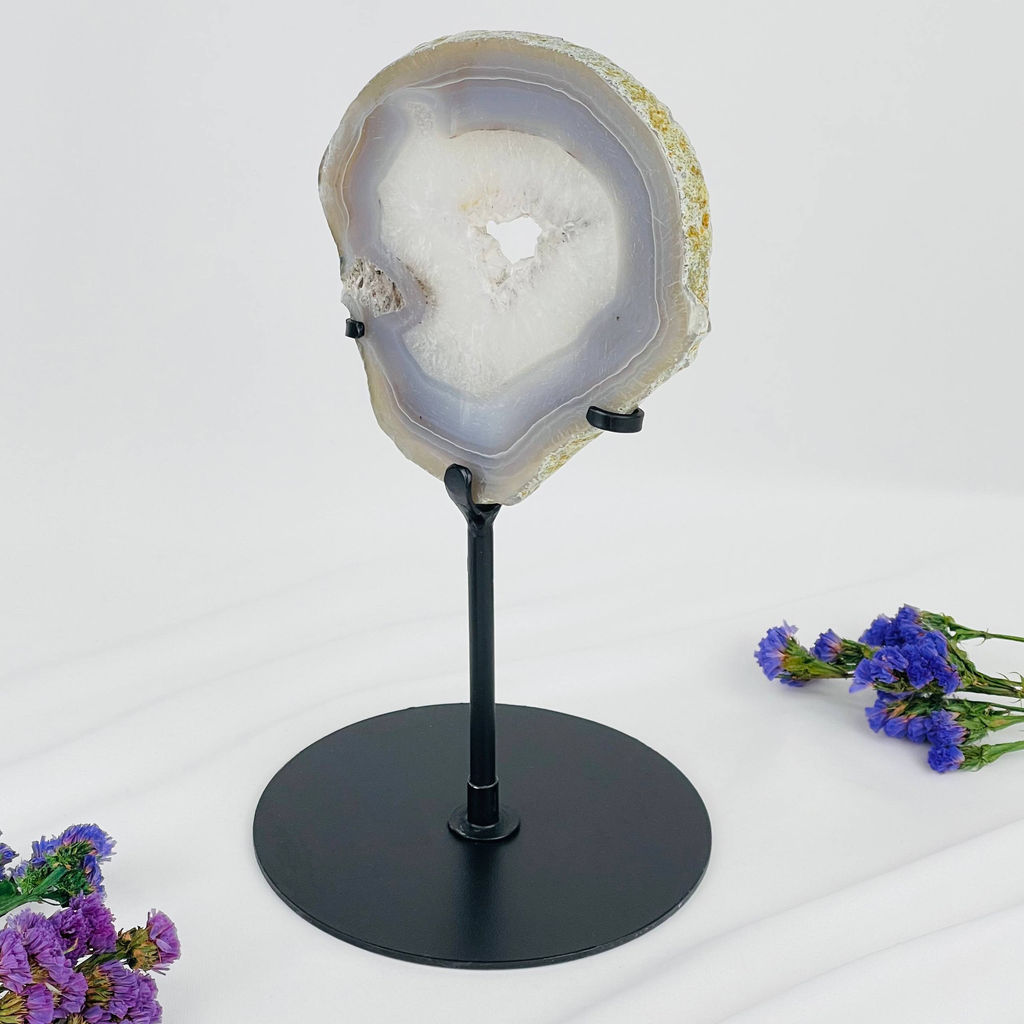 Срез Агата на подставке - Радуга самоцветов фото 3