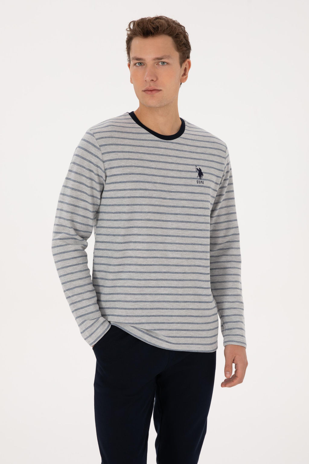 Erkek Lacivert Pijama Tak_m_ - U.s. polo assn фото 3