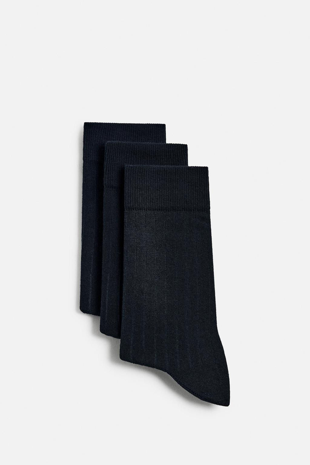 PACK OF 3 TEXTURED SOCKS - Zara фото 7