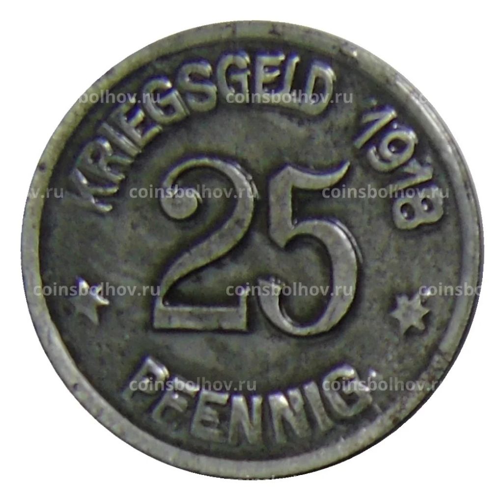 25 пфеннигов 1918 года Германия  Нотгельд Кобленц