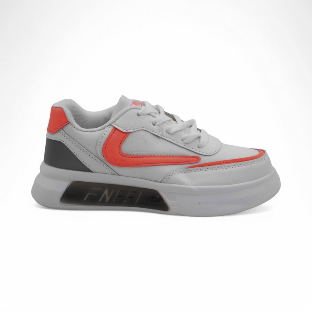 Кроссовки В303-5 бело красные - Sport фото 2