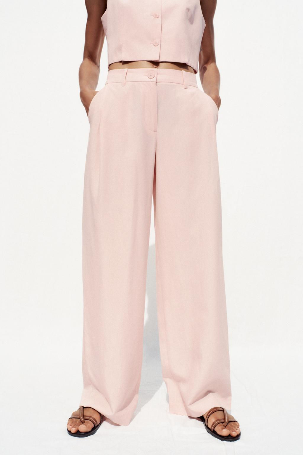 WIDE-LEG TROUSERS WITH DARTS - Zara фото 2