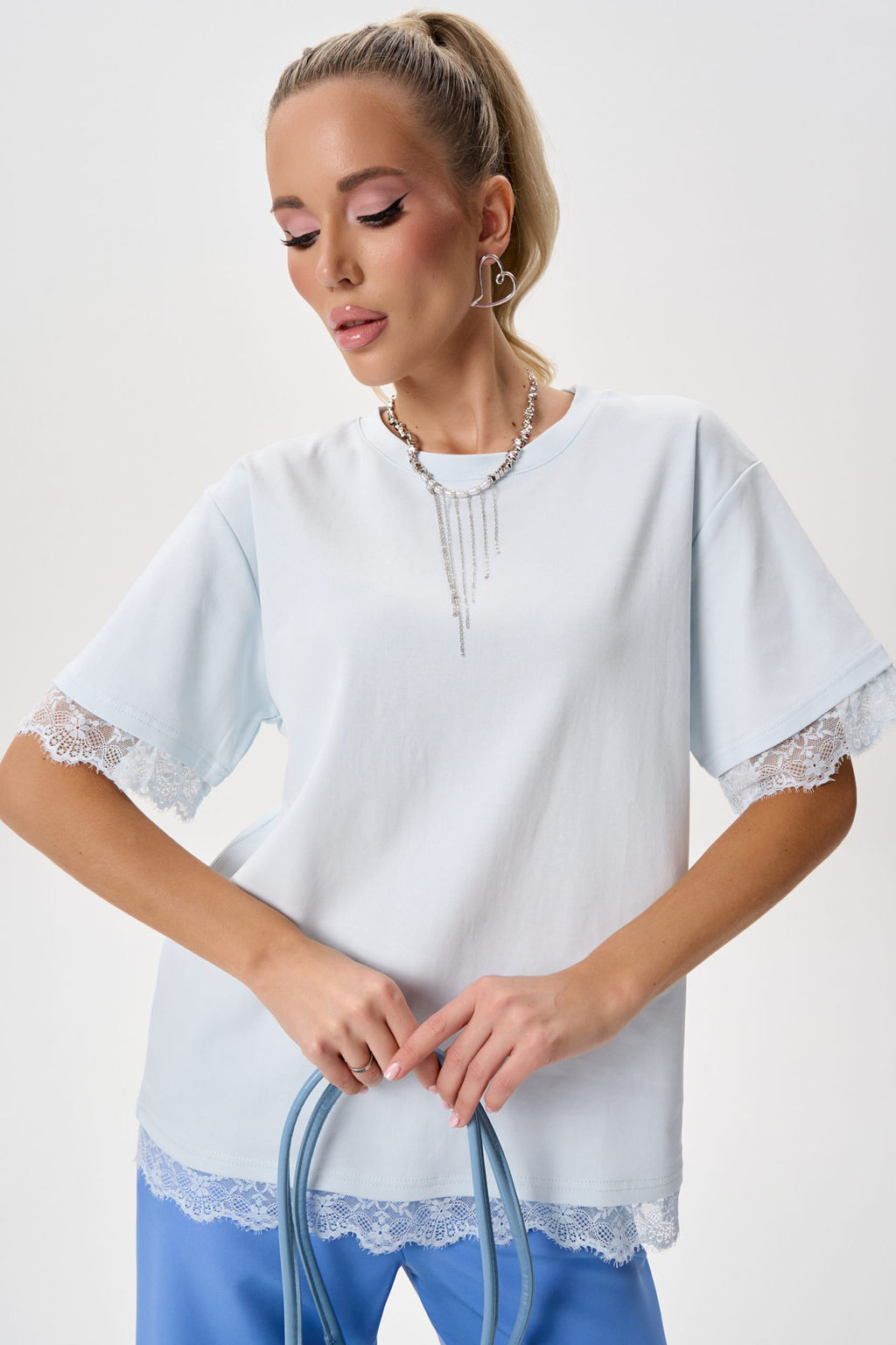 Футболка Бэль (голубой) - Эльза фото 13