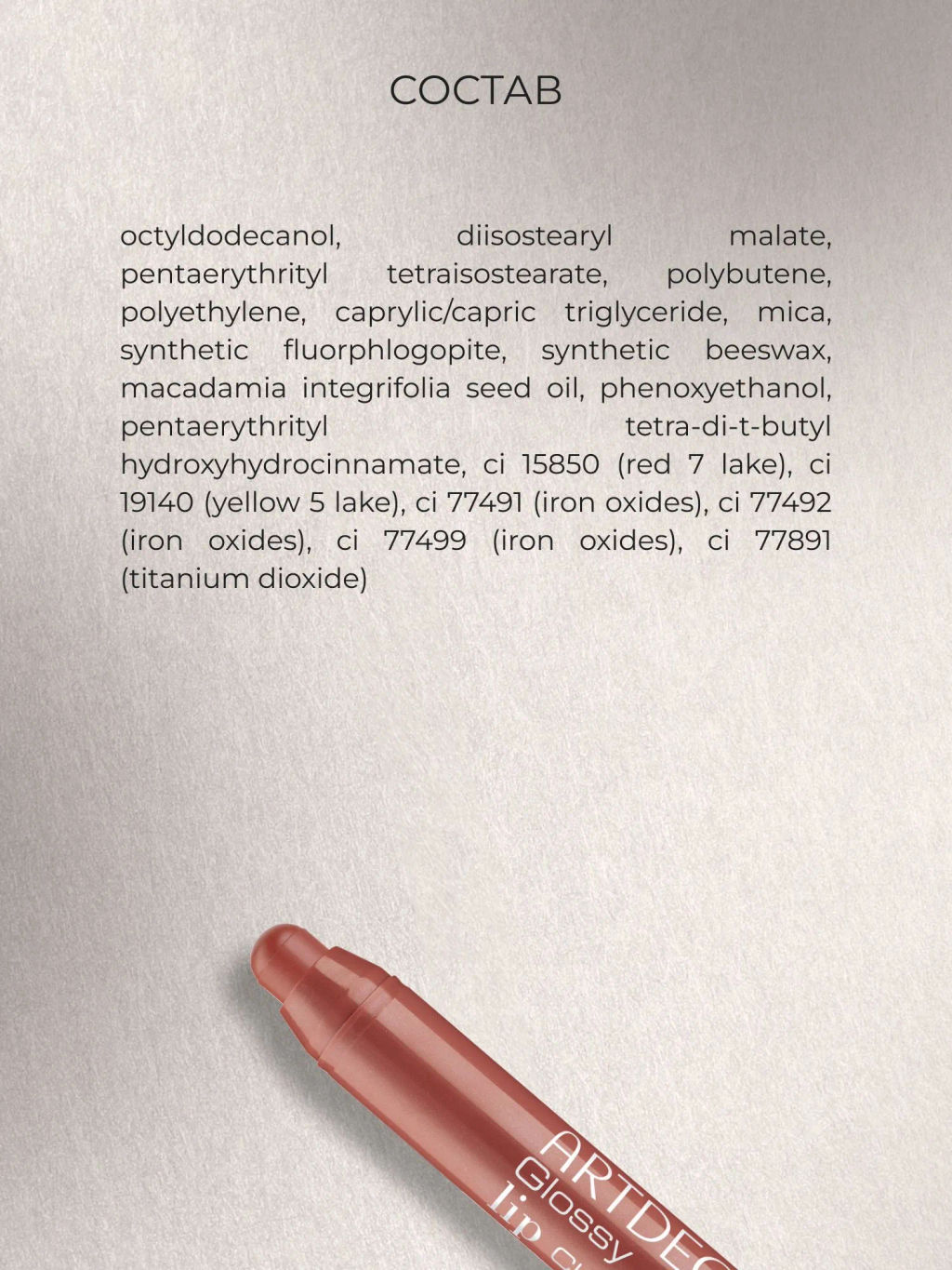 ARTDECO Блеск для губ в стике Glossy Lip Chubby: тон 20, 1,8 г  фото 8