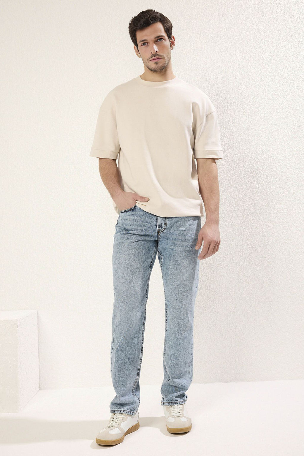 TRENDYOL MAN Lacivert %100 Pamuk Straight Fit Jeans Kot Pantolon TMNAW23JE00023 - Trendyolmilla фото 23