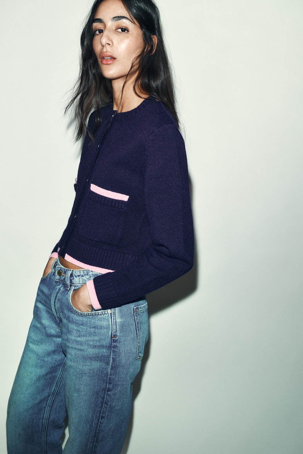 COMBINED KNIT CARDIGAN - Zara фото 3