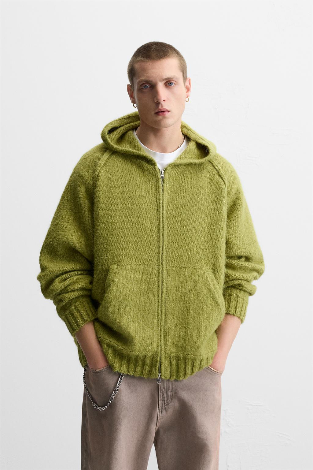 HOODED KNIT JACKET - Zara фото 2
