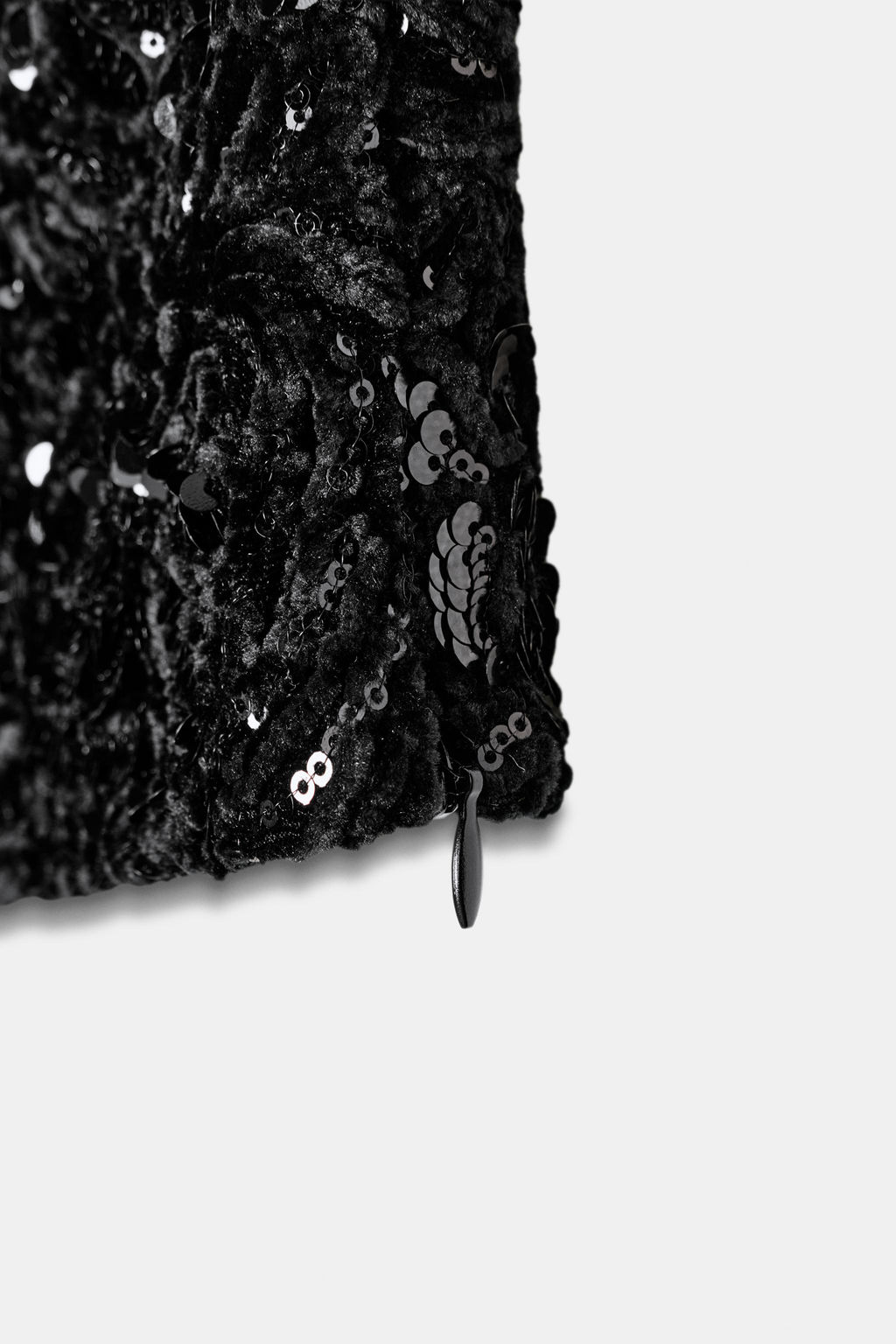 SEQUIN VELVET TOP - Zara фото 6