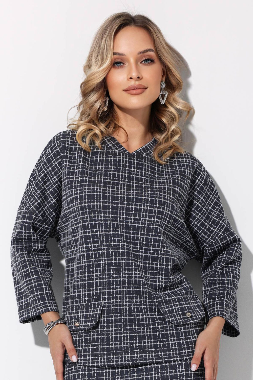 Блузка женская 4314/04/Серый - Rise фото 5