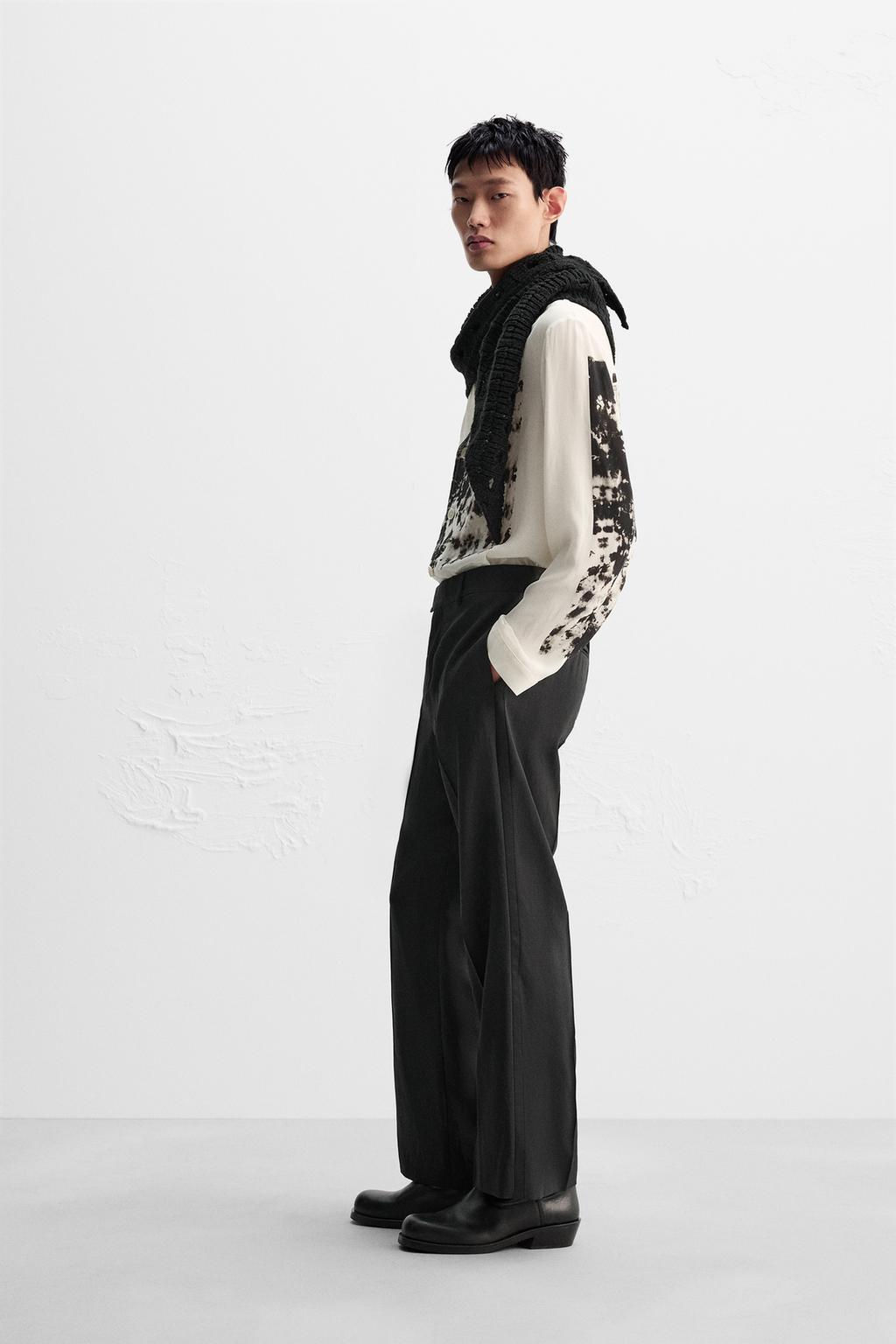 LIMITED EDITION DINNER TROUSERS - Zara фото 4