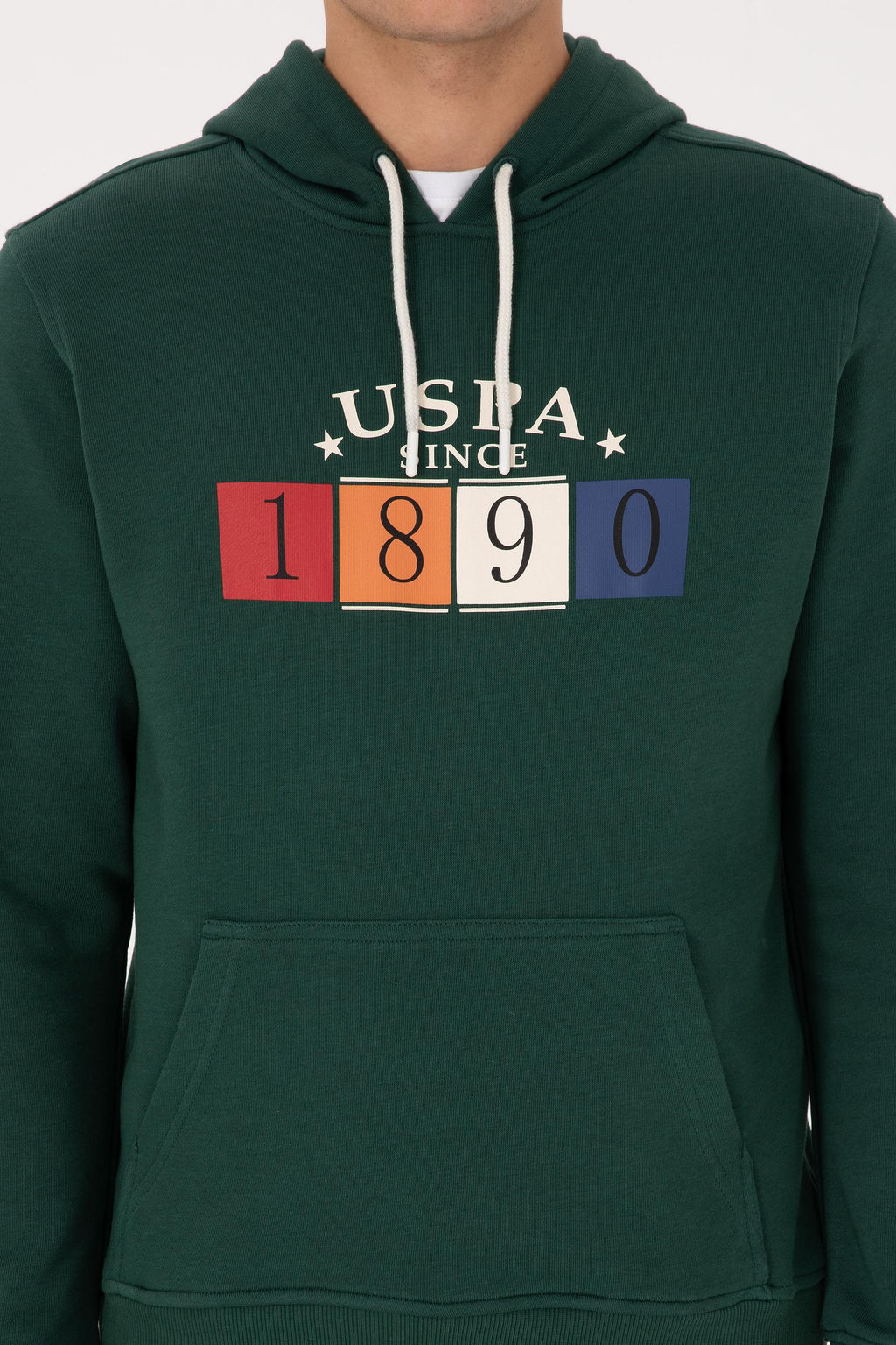 Erkek Koyu Ye_il Sweatshirt