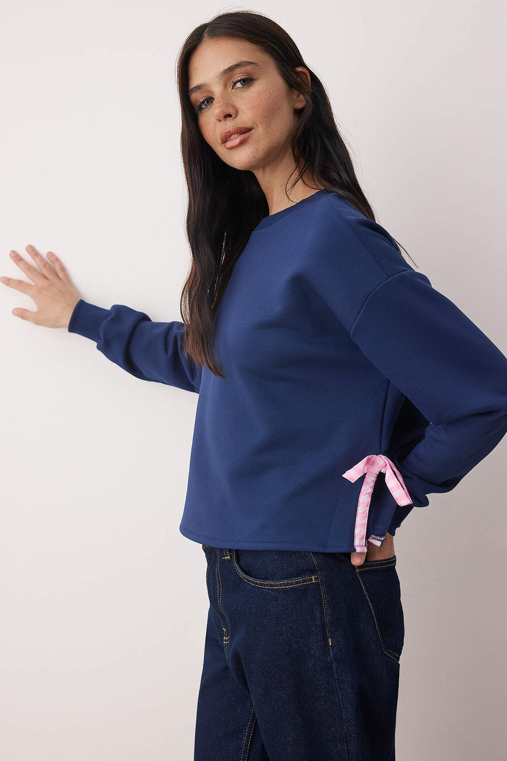 Kar Melanj Orme Sweatshirt TWOAW26SW00075 - Trendyolmilla фото 10