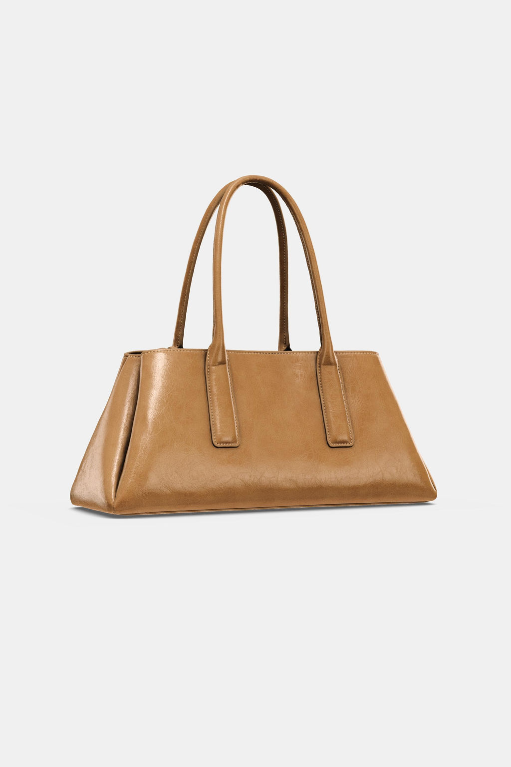 CRACKLED-EFFECT CITY BAG - Zara фото 6