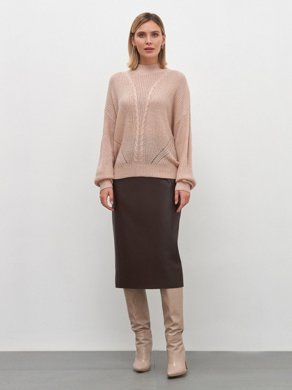 Conso/KJL 220642 - nude Джемпер женский фото 7