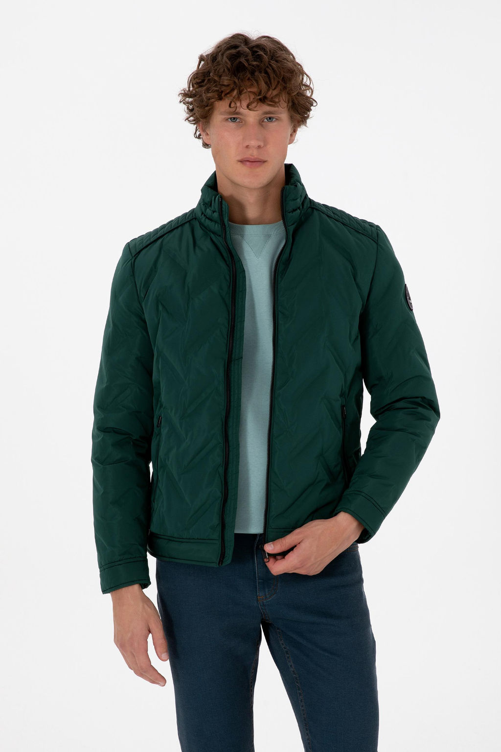 Erkek Koyu Ye_il Mont Sepette S_rpriz _ndirim