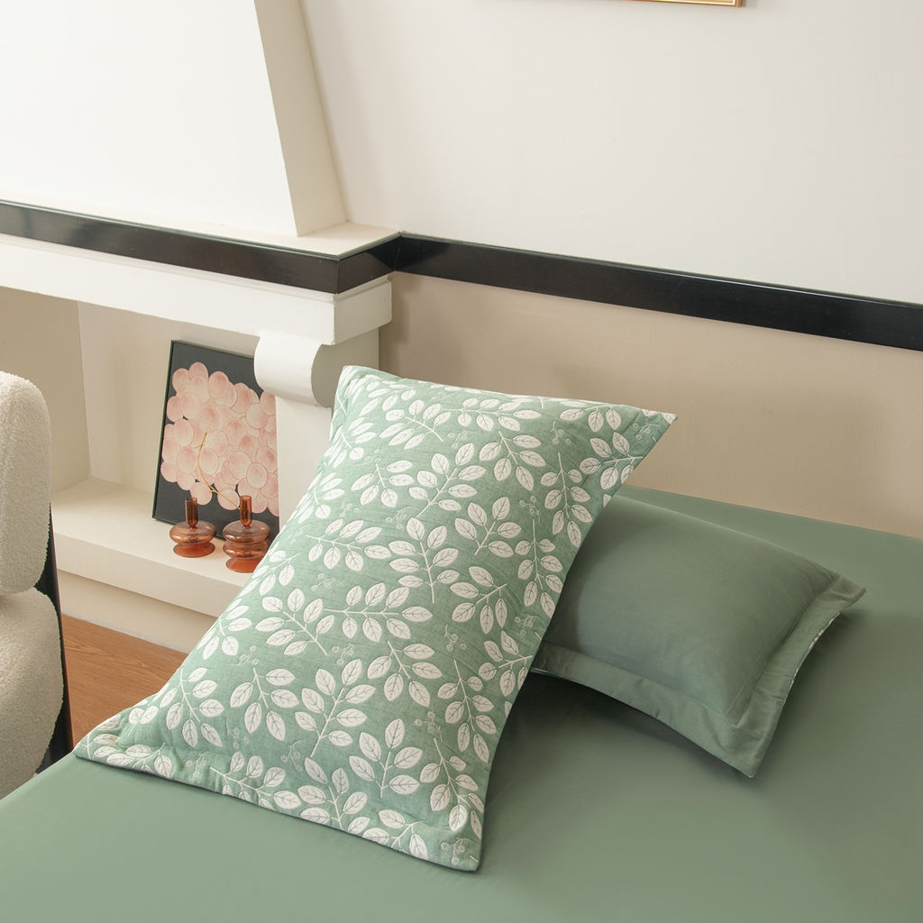 Комплект постельного белья на резинке Сатин Aurora Veil с Покрывалом AVR006 180*200*25;160*200*25;140*200*25 Евро - Ситрейд фото 7