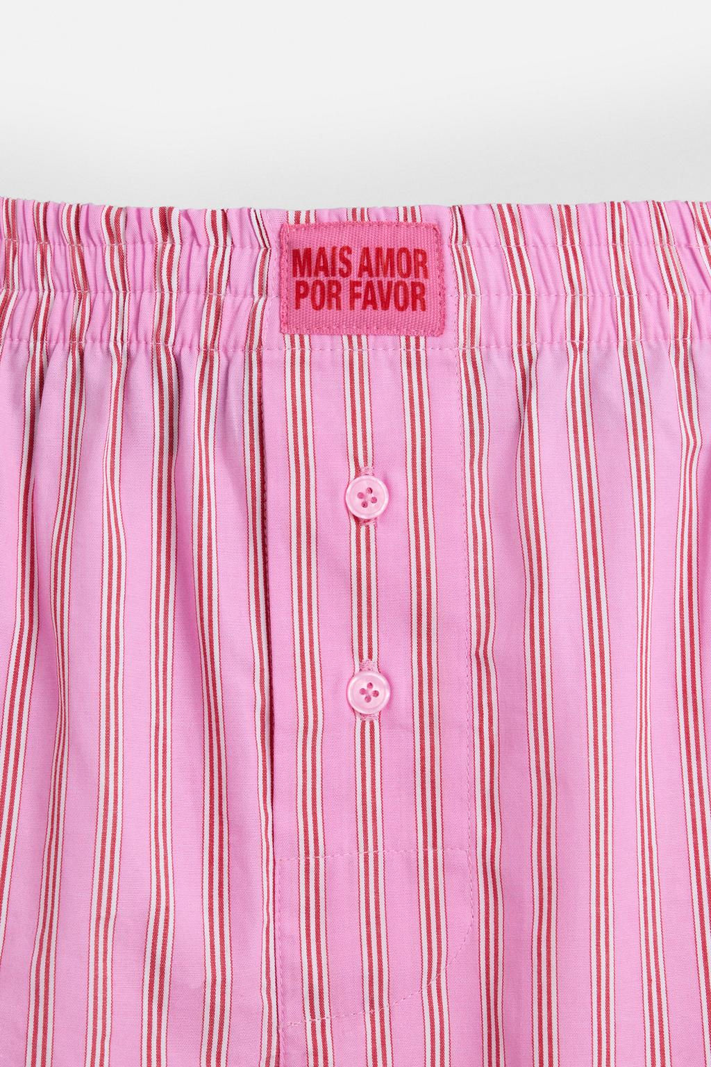 LIMITED EDITION STRIPED POPLIN BOXERS - Zara фото 3