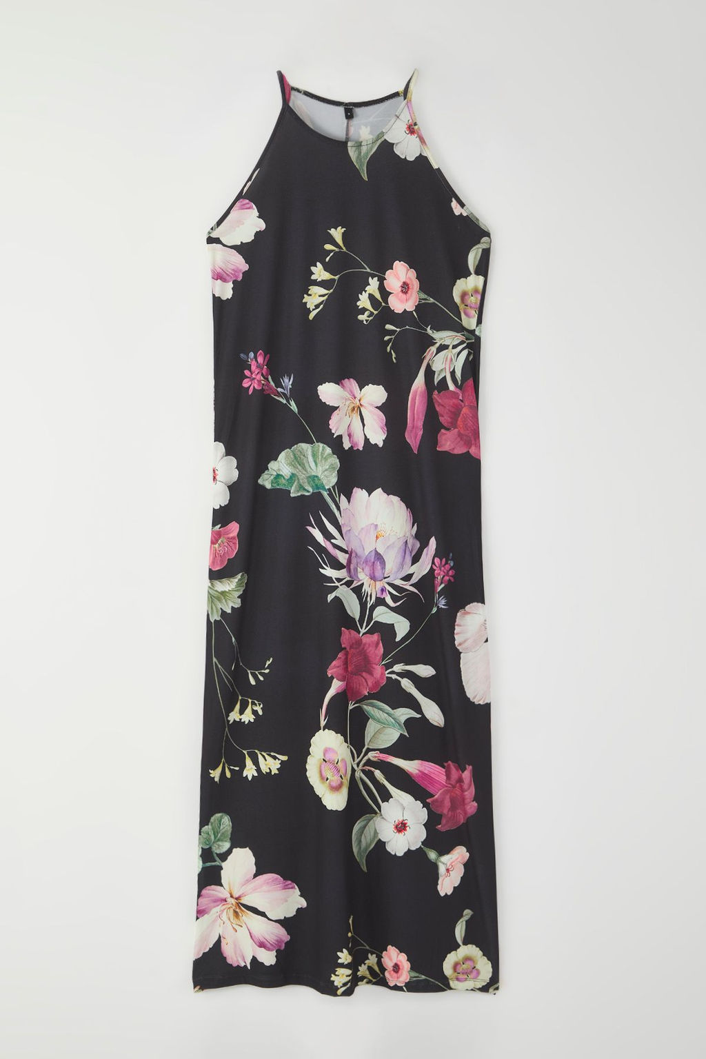 TRENDYOLMILLA Siyah Soyut Halter Yaka A-line/Can Ac?lan Esnek Maxi Orme Kalem Elbise TWOSS24EL00558 фото 19