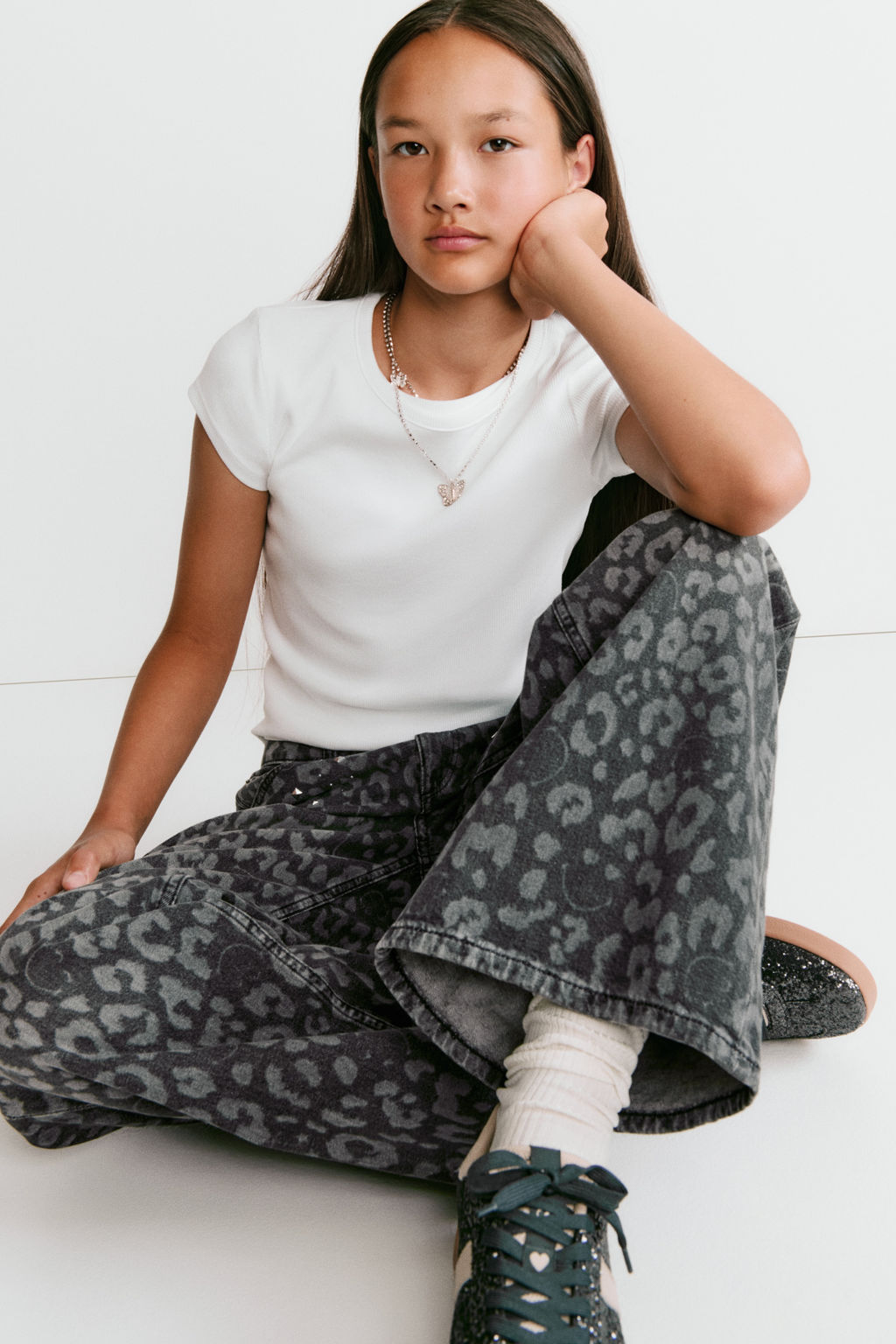 Wide Leg Low Jeans - H&m фото 3
