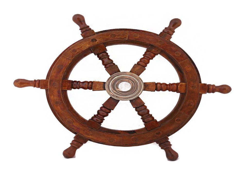 Панно Штурвал 18 (дерево) № МтП/18