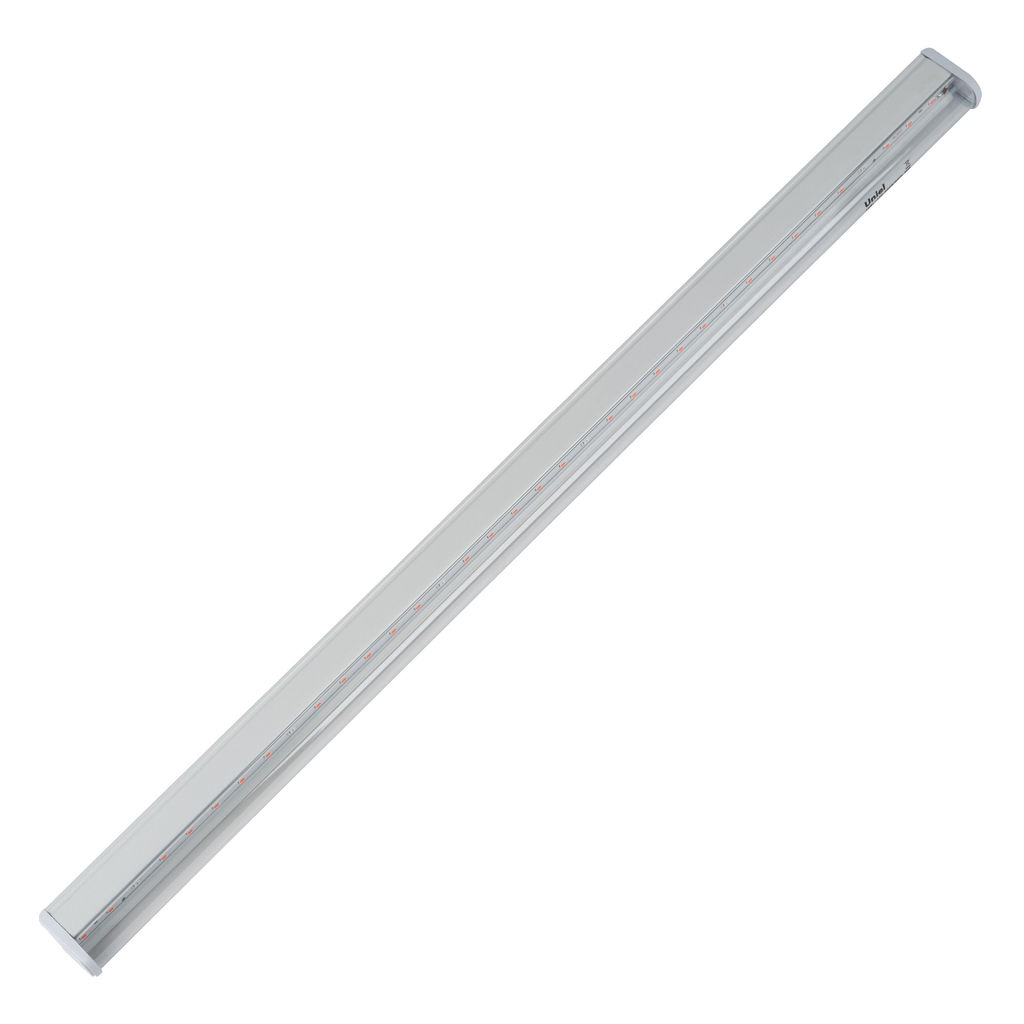 ULI-P42-18W/SPBX IP40 WHITE Светильник для растений светодиодный линейный, 560мм, выкл. на корпусе. Алюминий. Спектр с дальним красным для рассады и досвечивания в период роста. TM Uniel