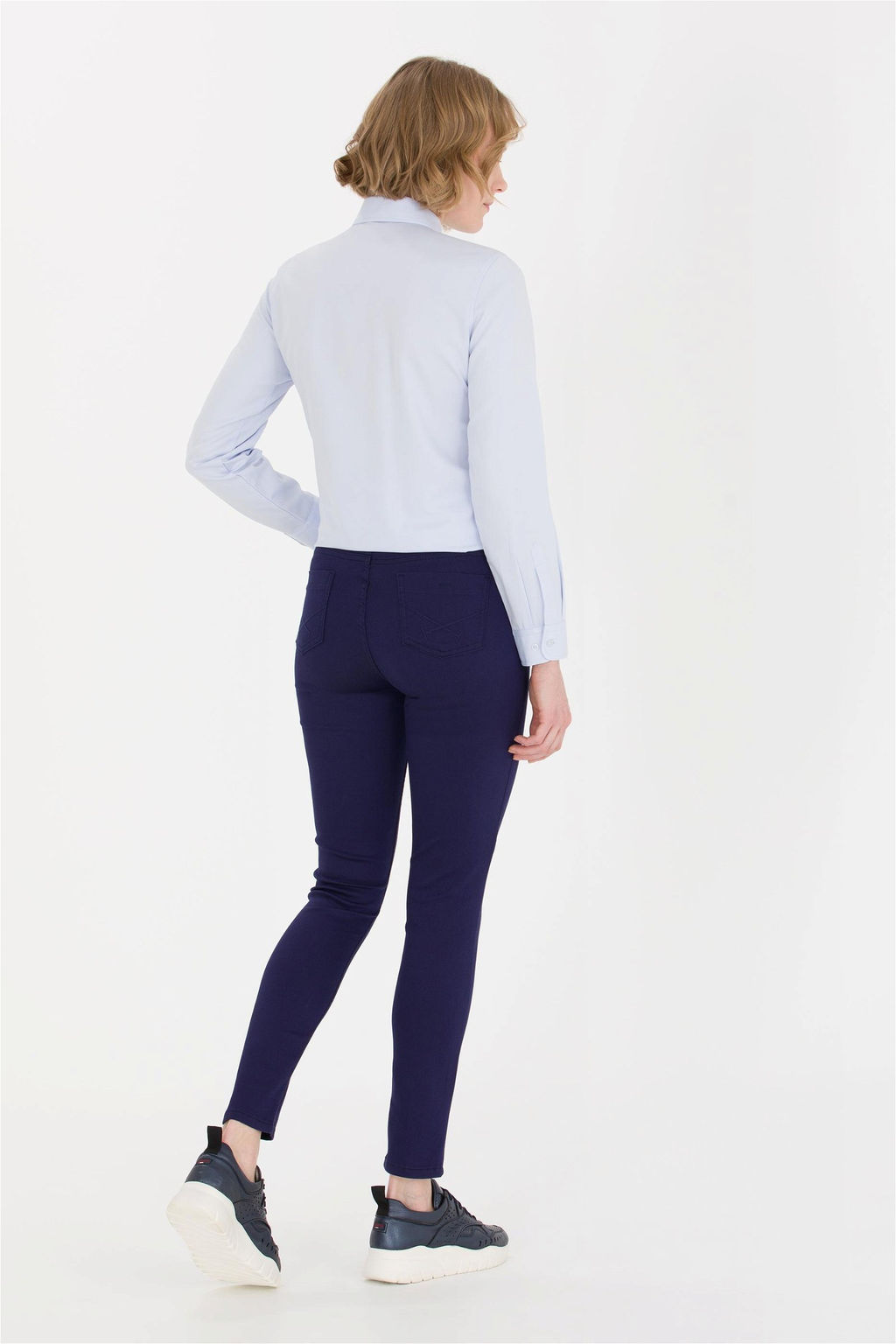 Женские темно-синие брюки Неожиданная скидка в корзине - U.s. polo assn фото 4