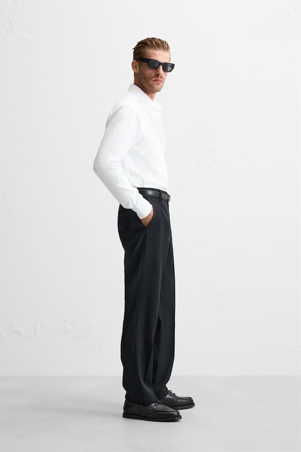 TEXTURED REGULAR FIT SHIRT - Zara фото 5