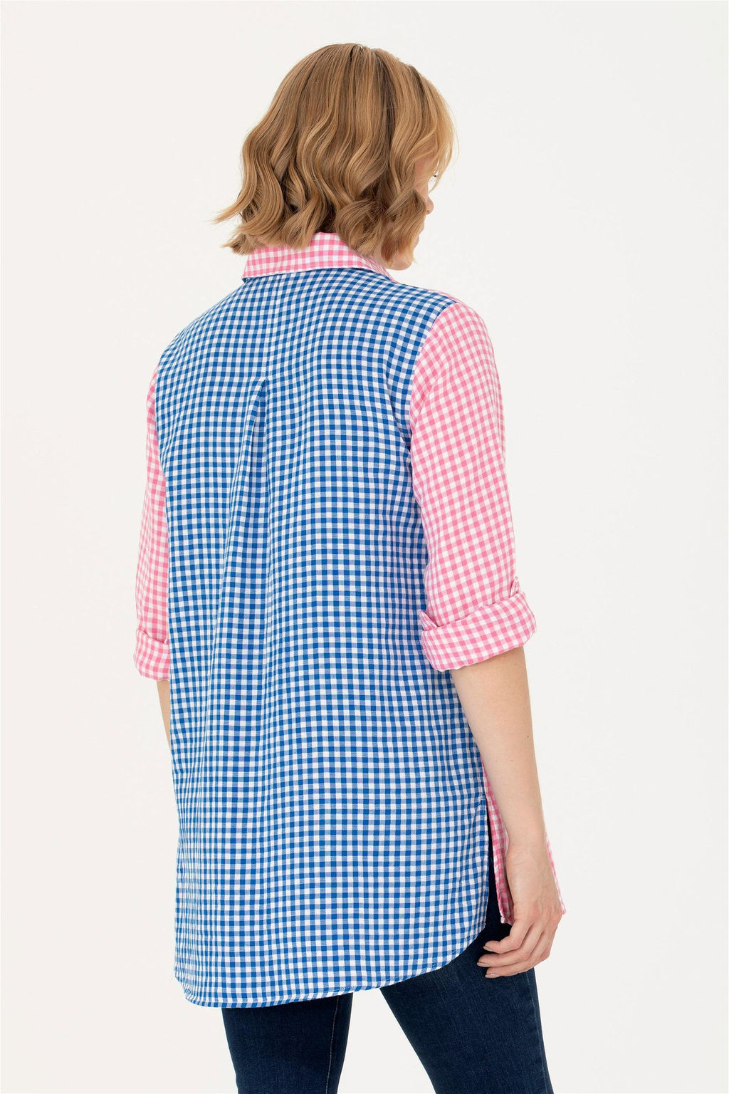 U. S. Polo Assn Женская розовая рубашка с длинным рукавом - U.s. polo assn фото 5