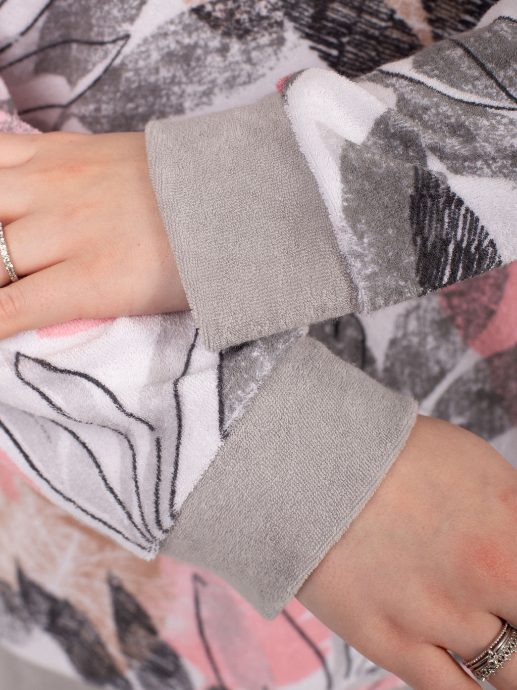 Костюм женский махра с брюками "ЗЕМФИРА" РОЗОВЫЙ