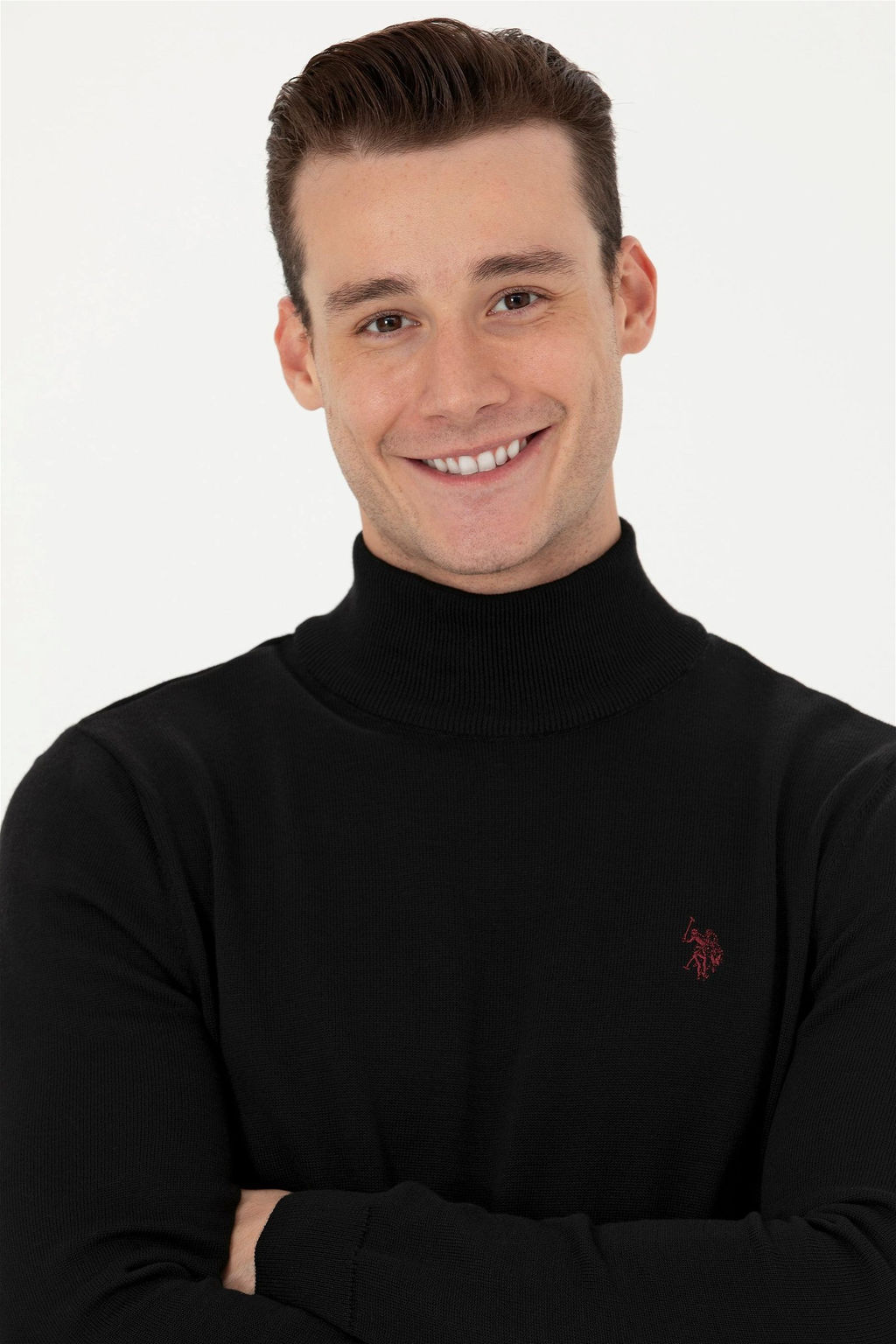 Мужской черный базовый свитер Неожиданная скидка в корзине - U.s. polo assn фото 2