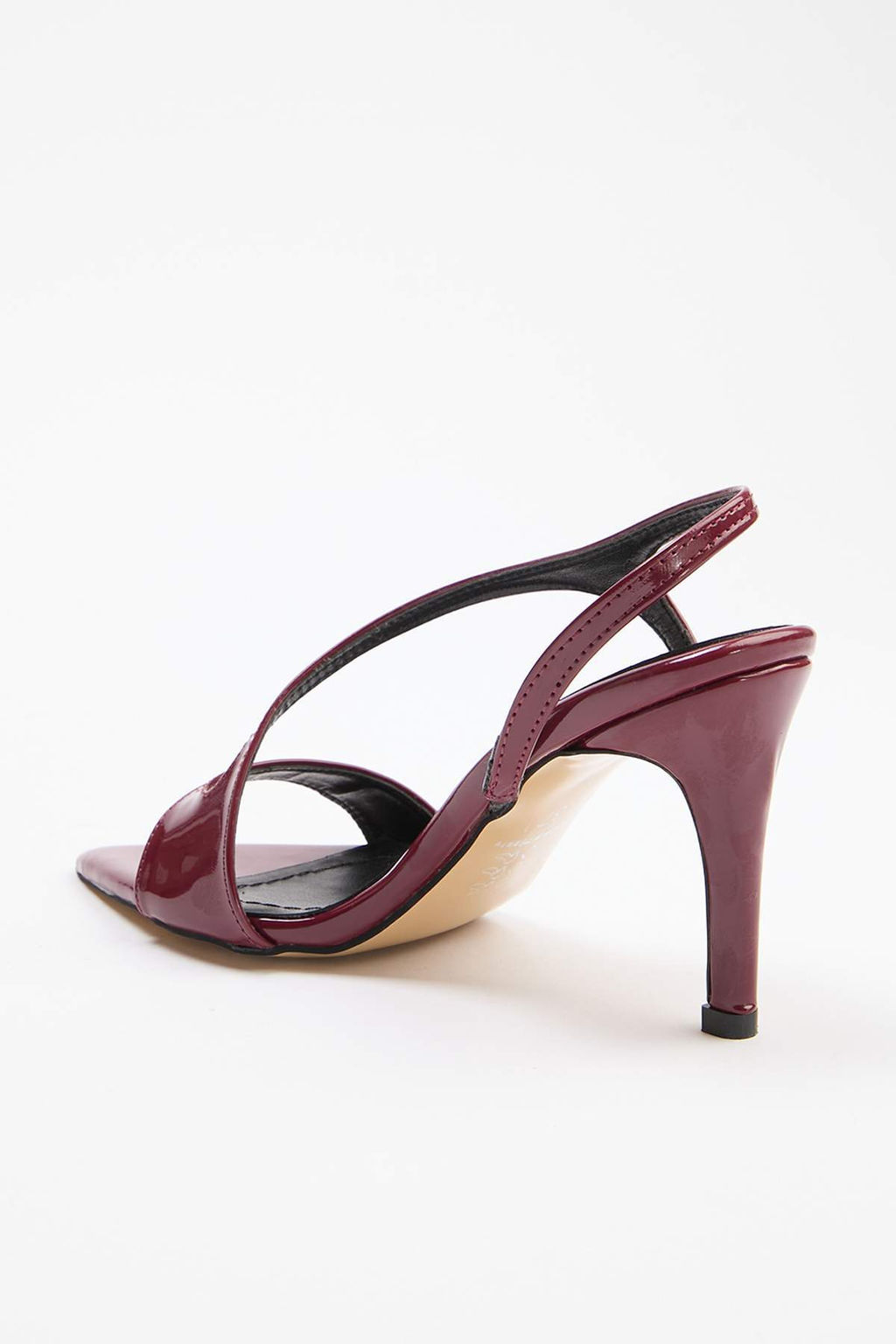 Bordo Rugan 8,5 cm Kad?n Klasik Topuklu Ayakkab? TAKSS26TO00001