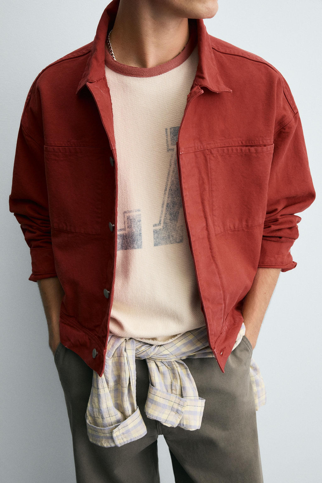 CROPPED FIT JACKET - Zara фото 5