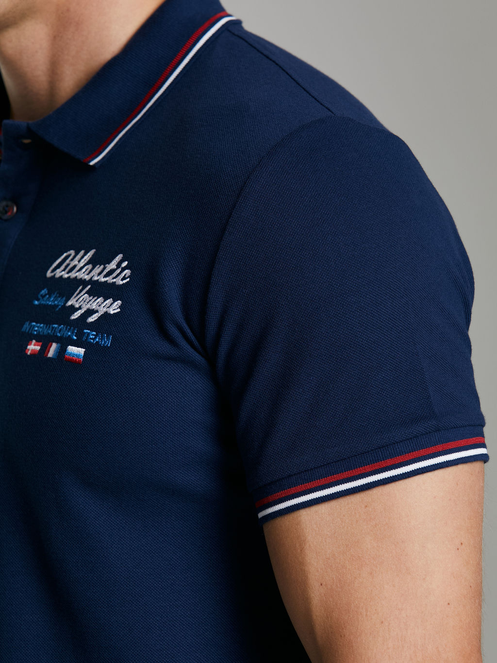 Поло мужское Yachting 65M-RR-1230F RED-N-ROCKS