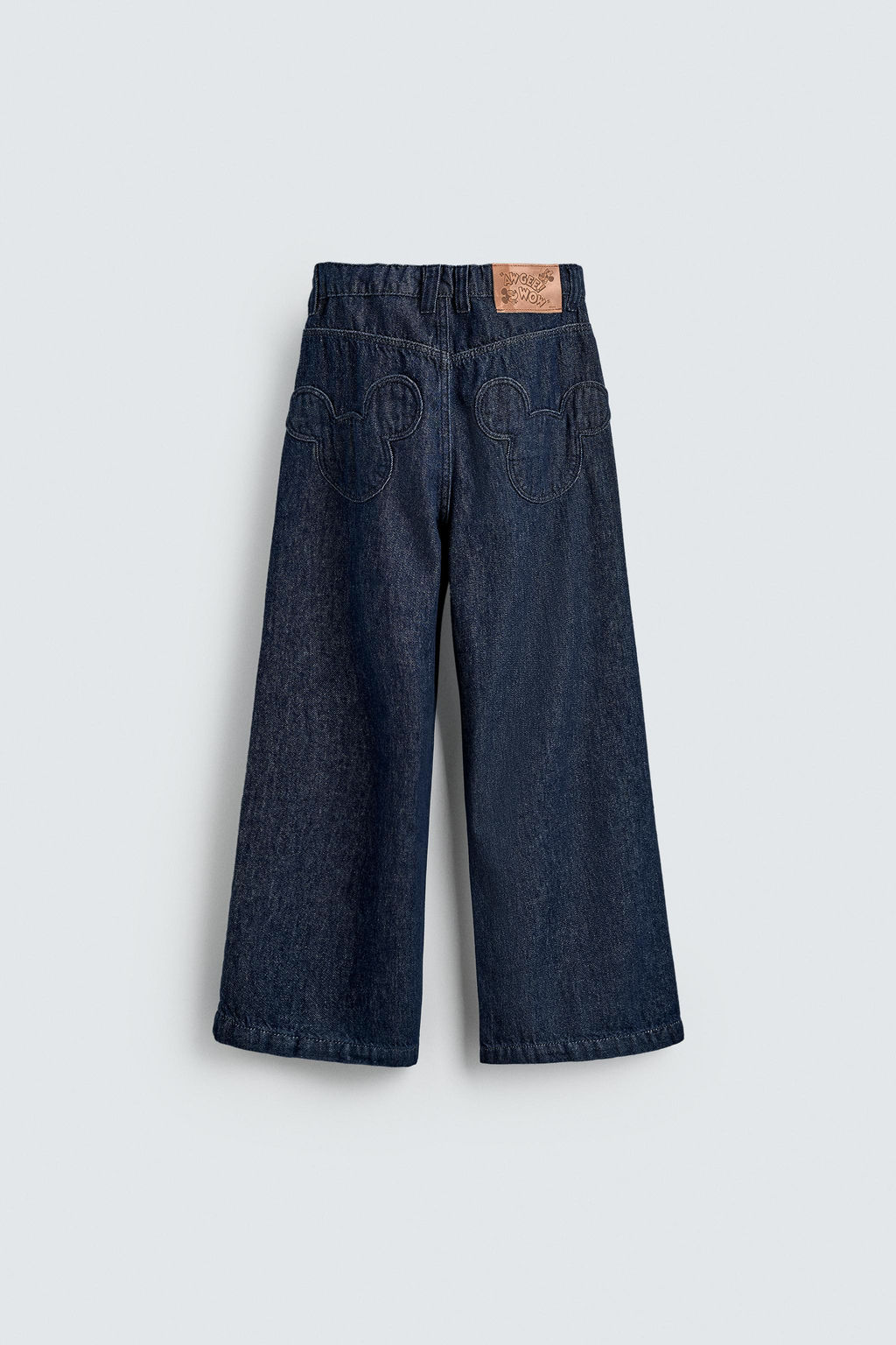 MICKEY SILHOUETTE PATCH WIDE-LEG JEANS HARRY LAMBERT FOR ZARA X DISNEY  фото 2