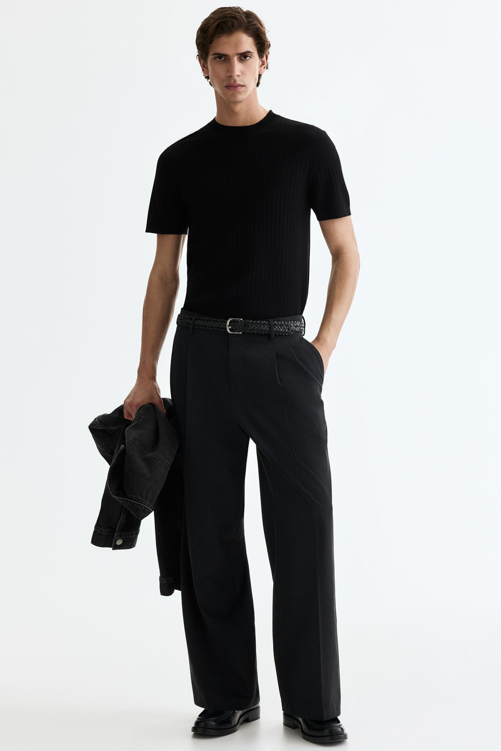 Camiseta de punto Slim Fit - H&m фото 3