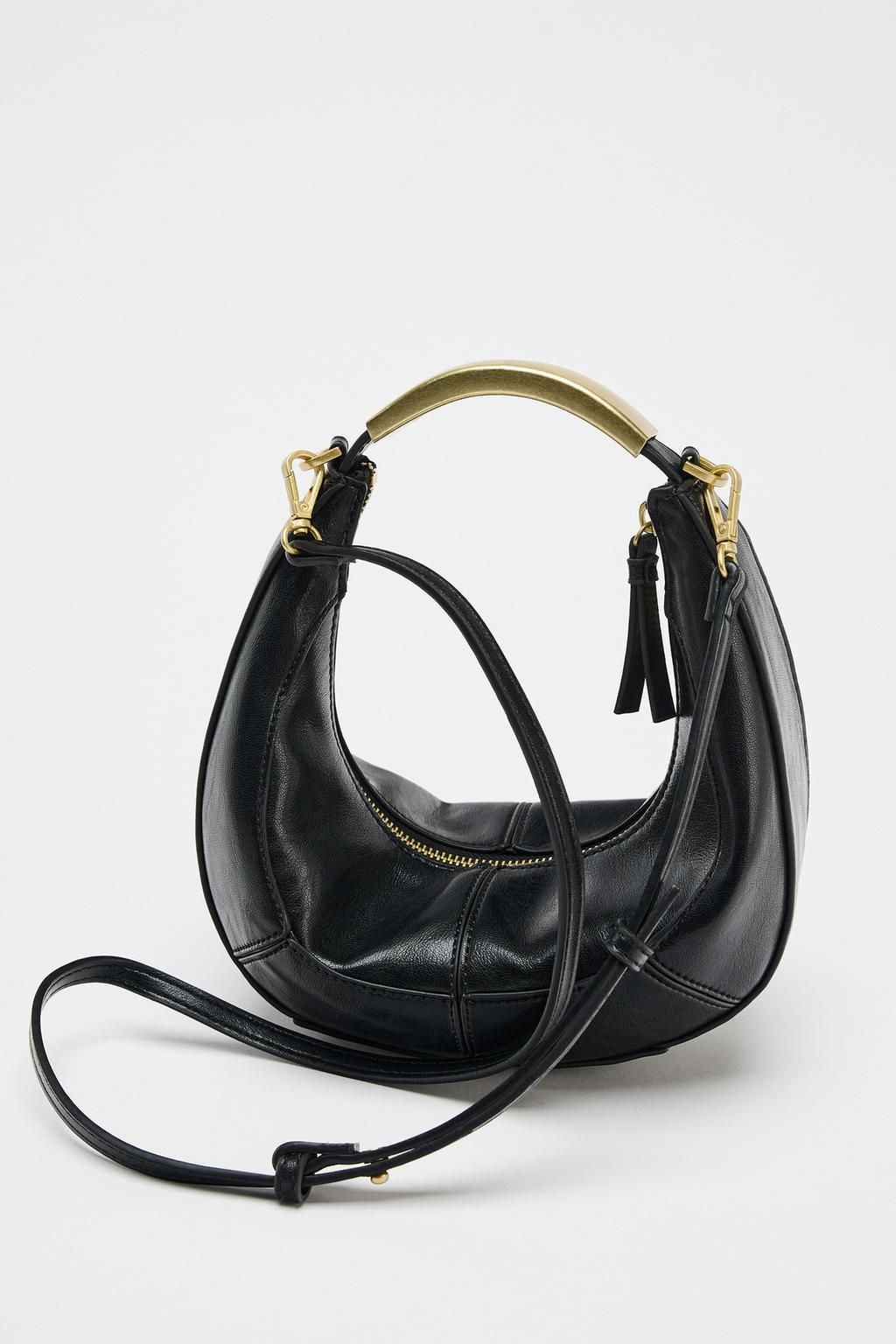 OVAL BAG WITH METAL STRAP - Zara фото 11