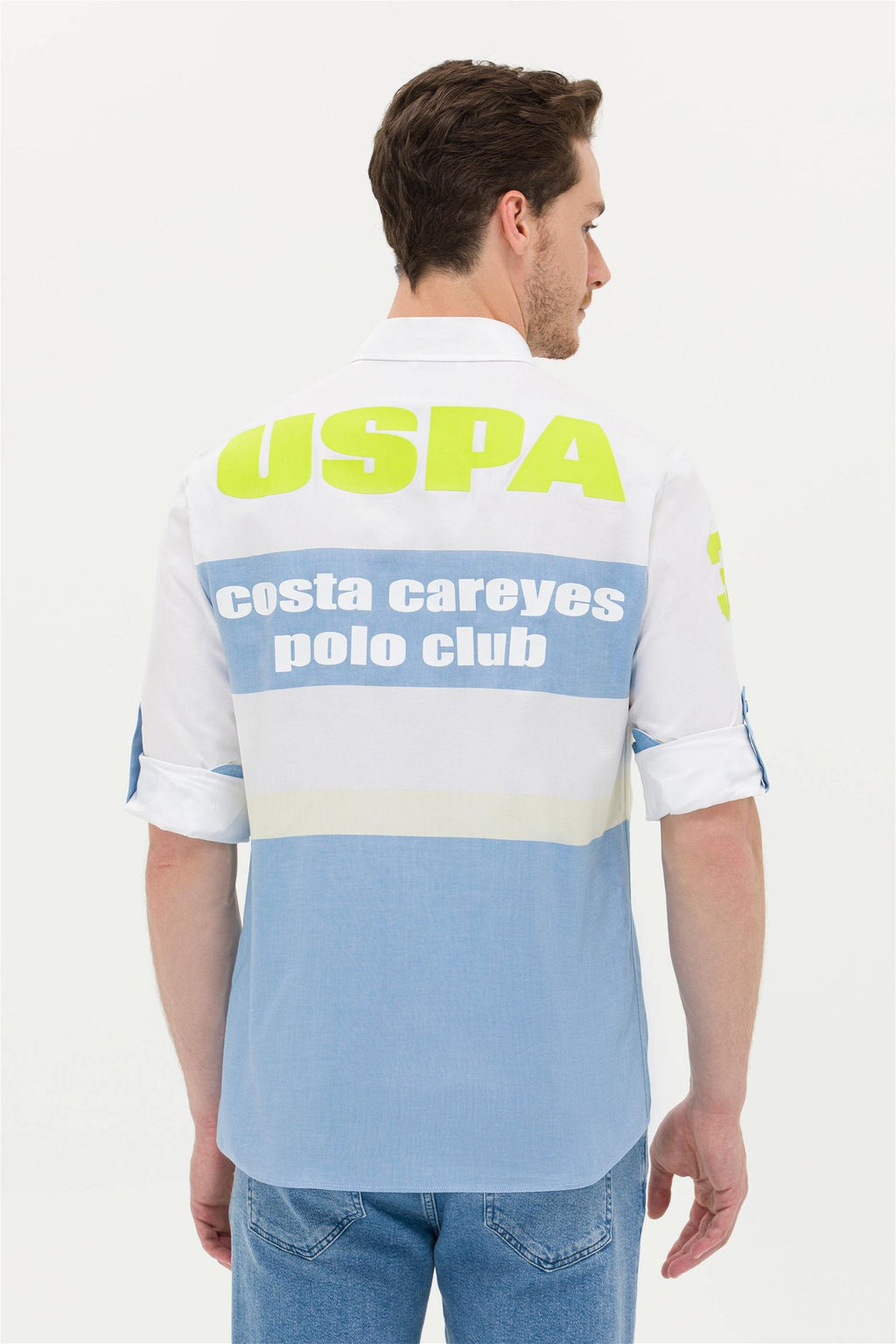 U. S. Polo Assn Мужская рубашка Saks с длинным рукавом - U.s. polo assn фото 12