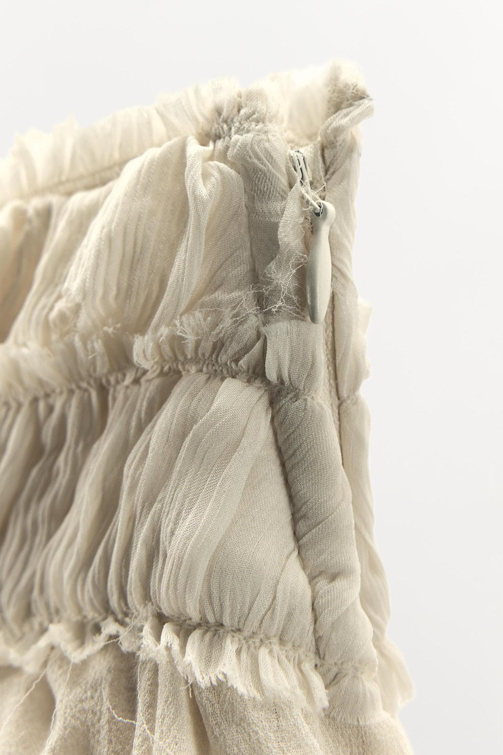 LIMITED EDITION GEORGETTE RUFFLE SKIRT - Zara фото 8