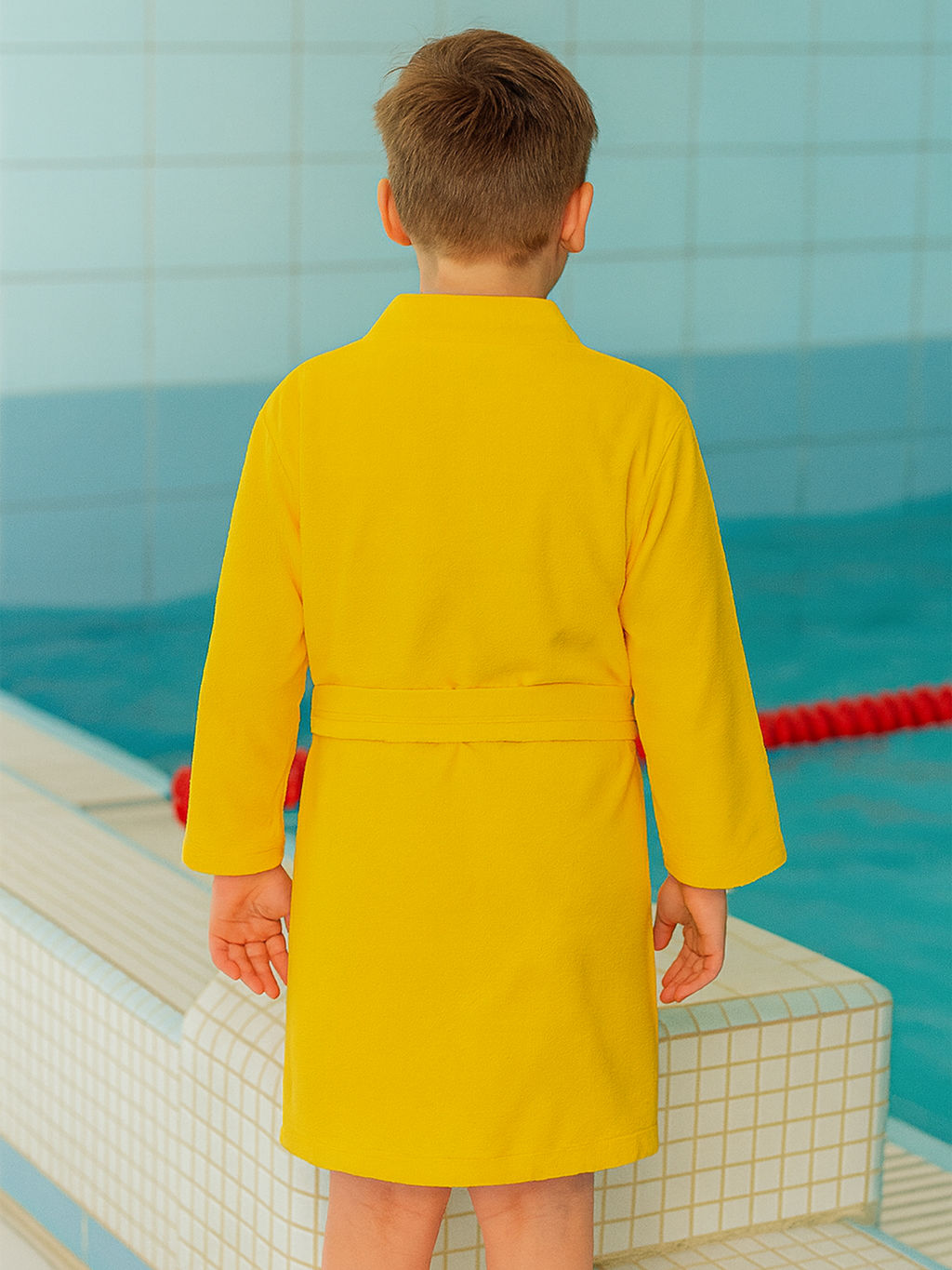 Халат детский желтый