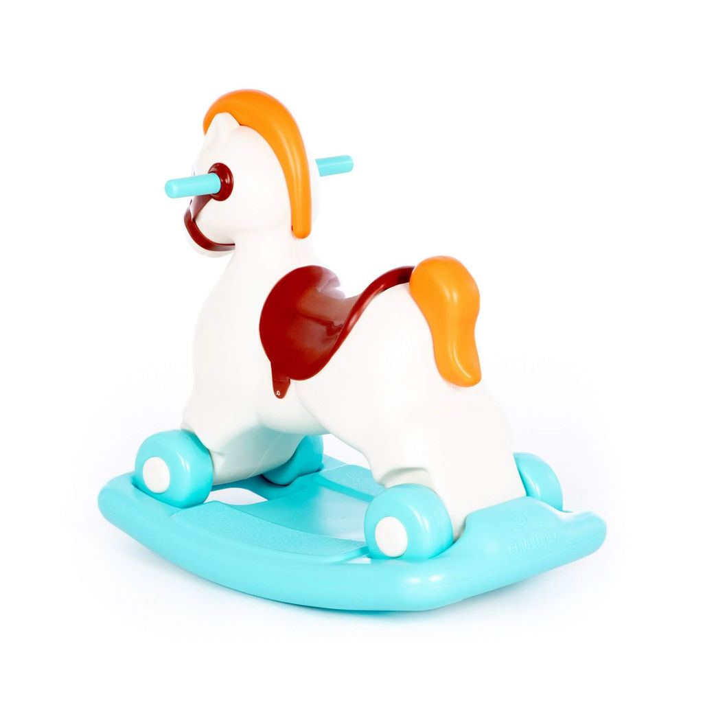 Каталка-качалка Пони сафари (бирюзовый) - Полесье фото 3