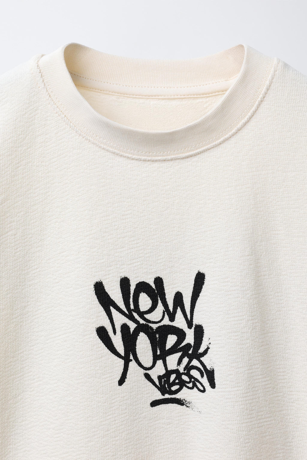 TEXTURED GRAFFITI T-SHIRT - Zara фото 3