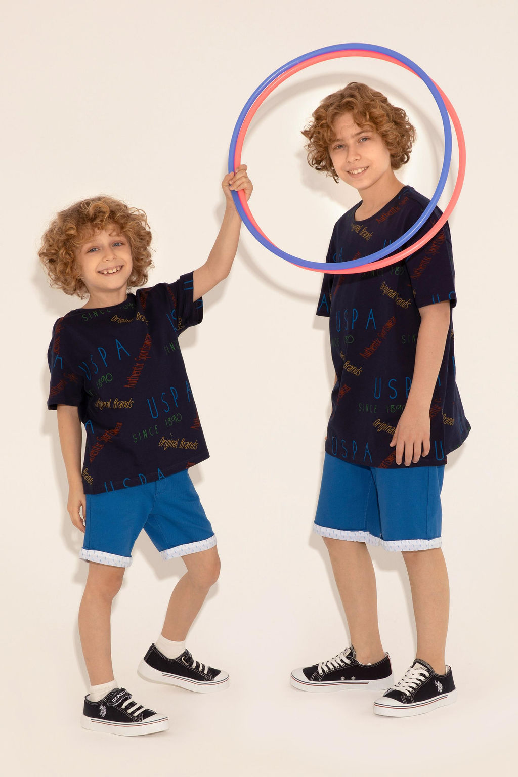 Футболка U.S. Polo Assn темно-синяя хлопок  фото 8