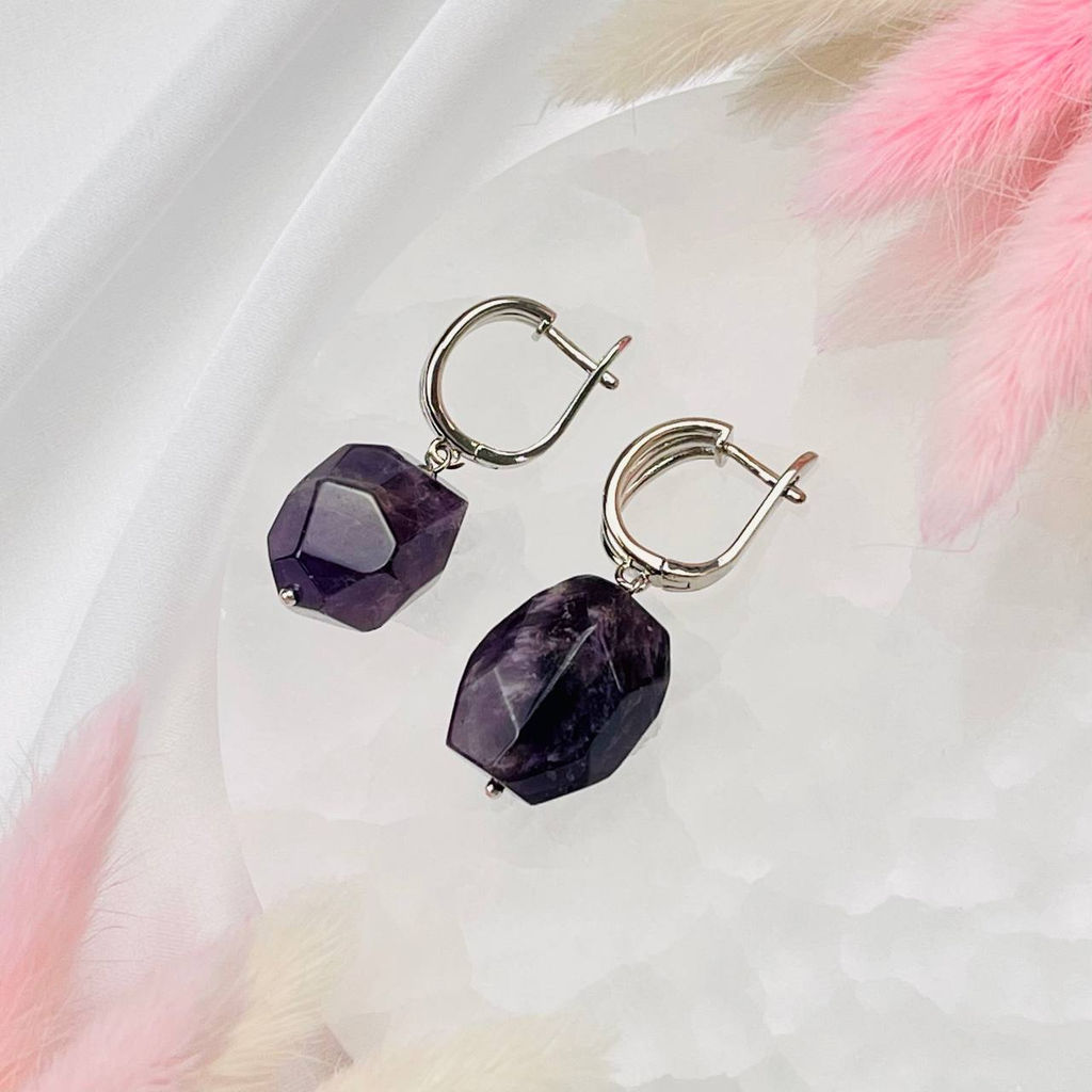 Серьги из Аметиста