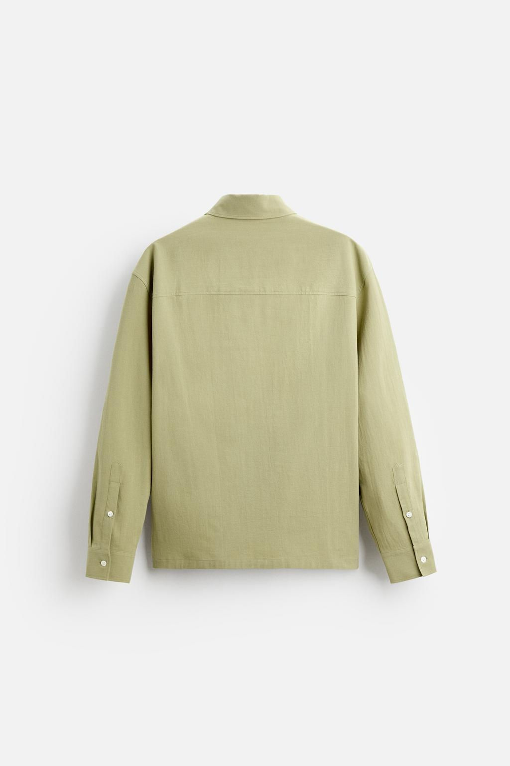 TEXTURED RELAXED FIT SHIRT - Zara фото 15