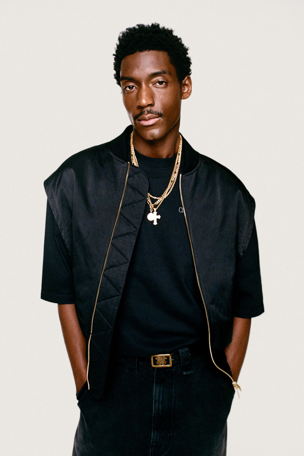 JEANS HIGH RISE BARREL FIT WILLY CHAVARRIA X ZARA / Negro  фото 3