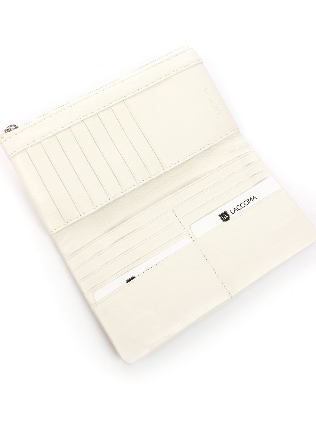 LACCOMA кошелек LA-1089-белый натуральная кожа
