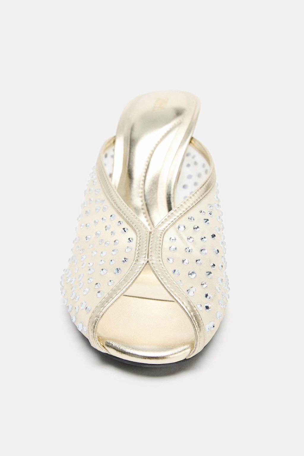 SANDALIA MESH BRILOS / Oro - Zara фото 5